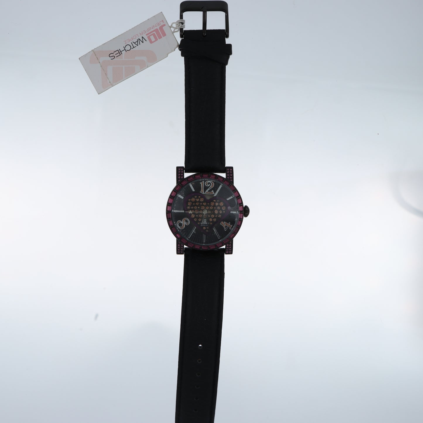 Jennifer Lopez Orologio Donna Heart Nero Cristalli Rubino Cuore