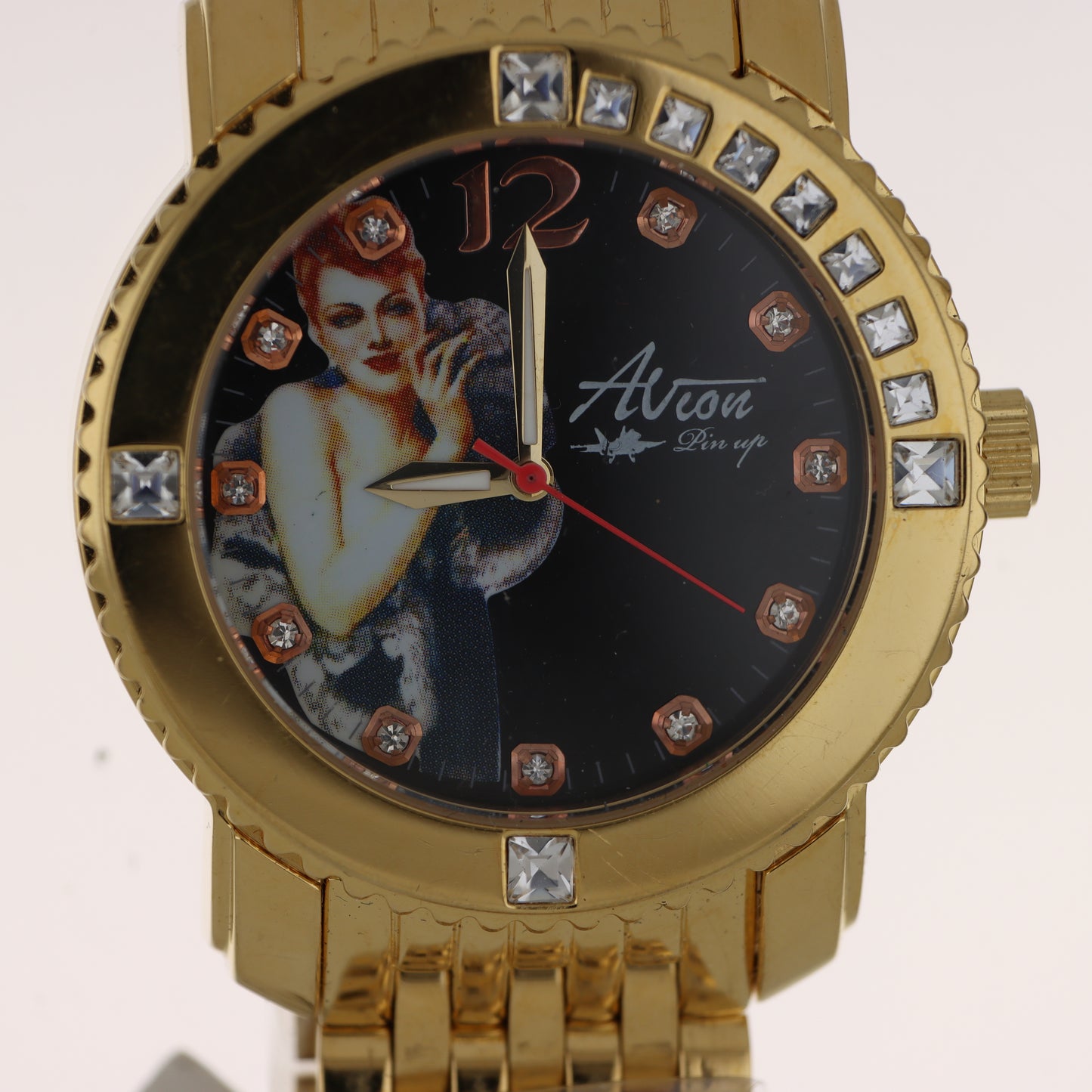 Avion Pin Up – Orologio da Polso Gold Edition