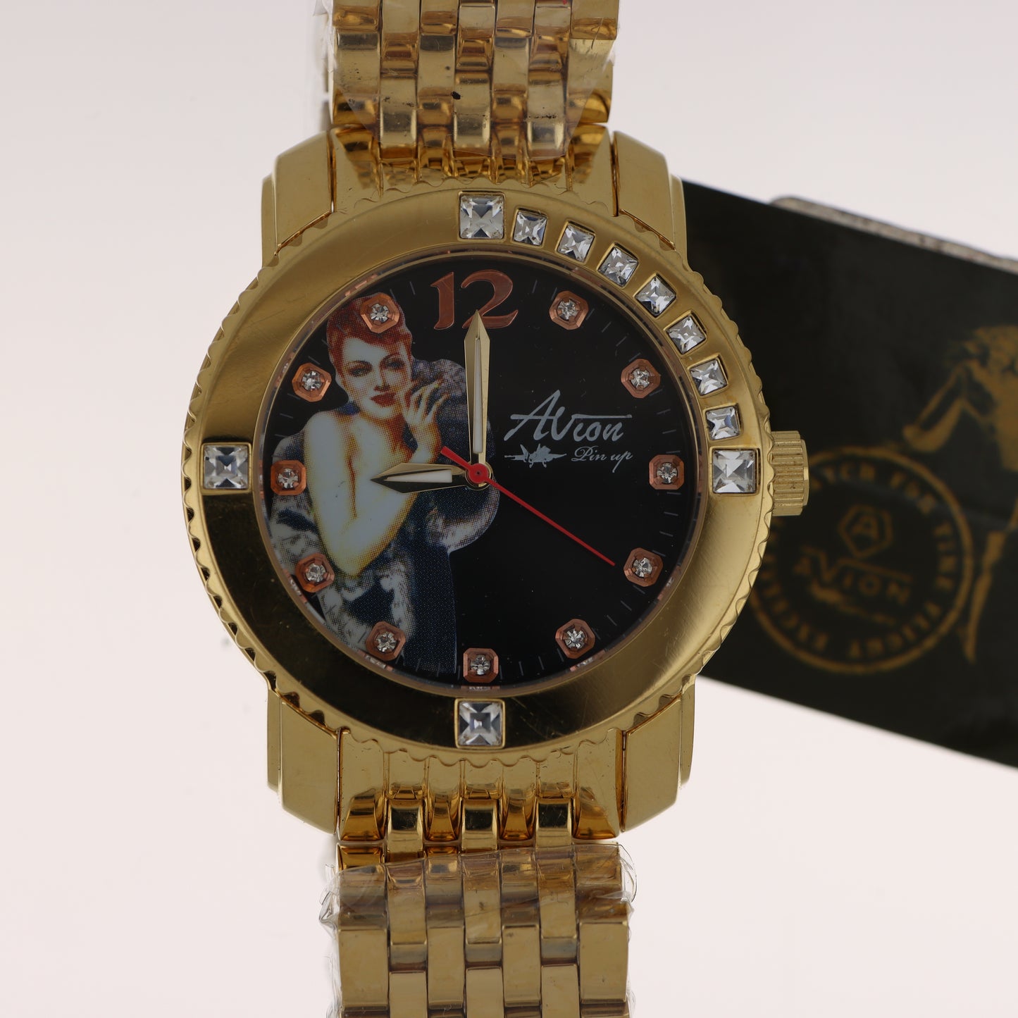 Avion Pin Up – Orologio da Polso Gold Edition