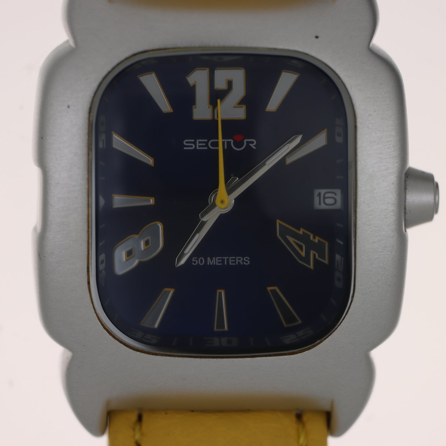 Sector – Orologio Uomo Blue Dial Yellow Water Resistant 50M