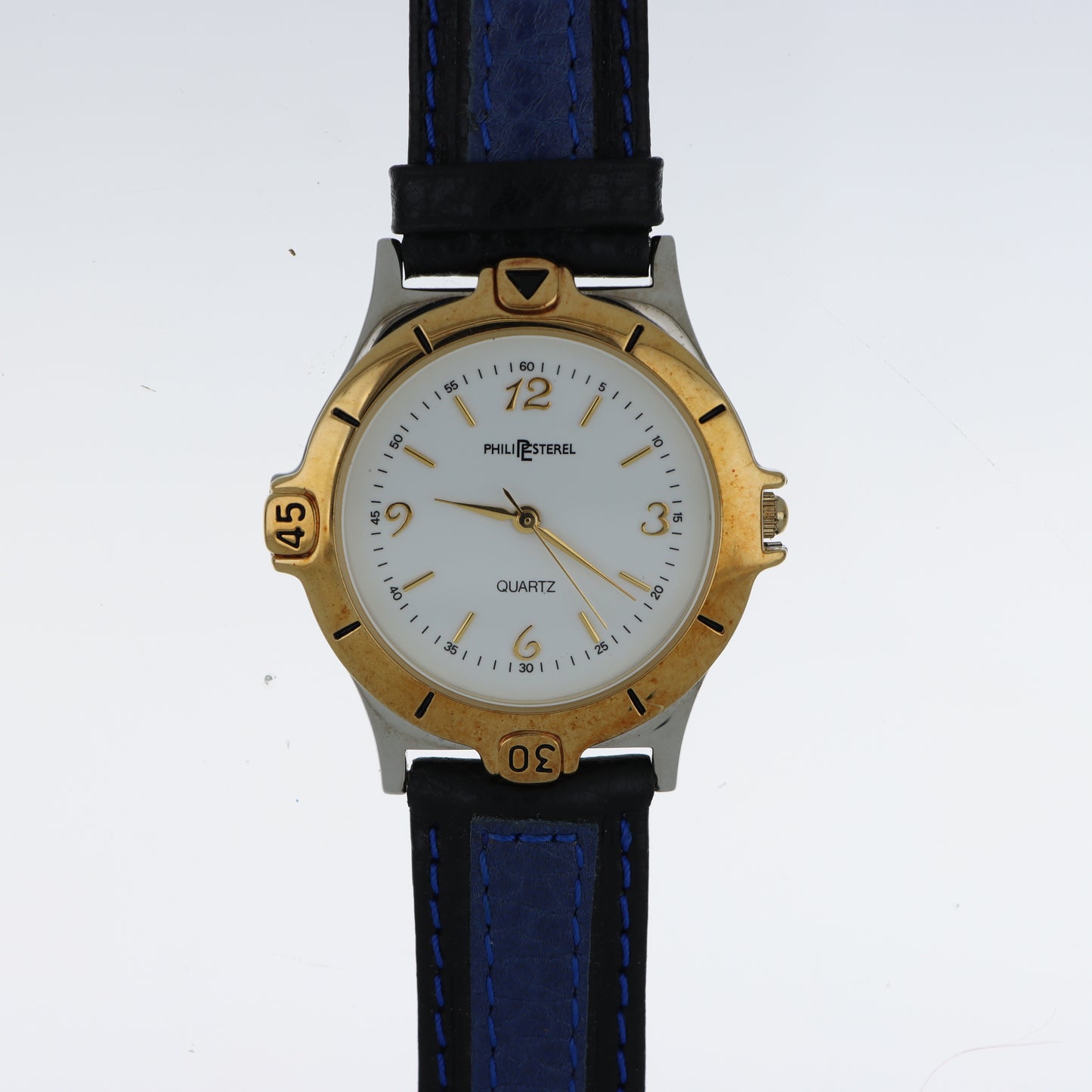 Philip Esterel – Orologio Uomo Bicolore Quartz White Dial