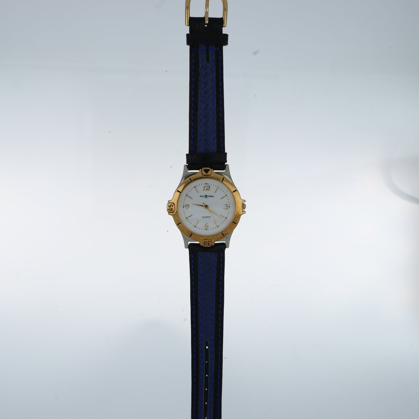 Philip Esterel – Orologio Uomo Bicolore Quartz White Dial