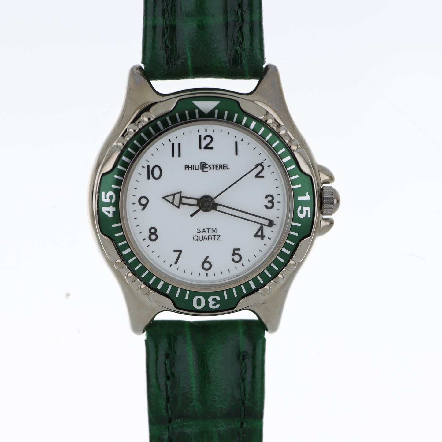 Philip Esterel – Orologio Uomo Diver Verde 3ATM Quartz