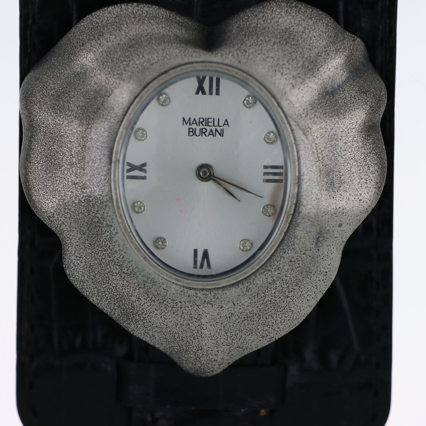 Mariella Burani – Orologio Donna Cuore Silver Madreperla Cristalli