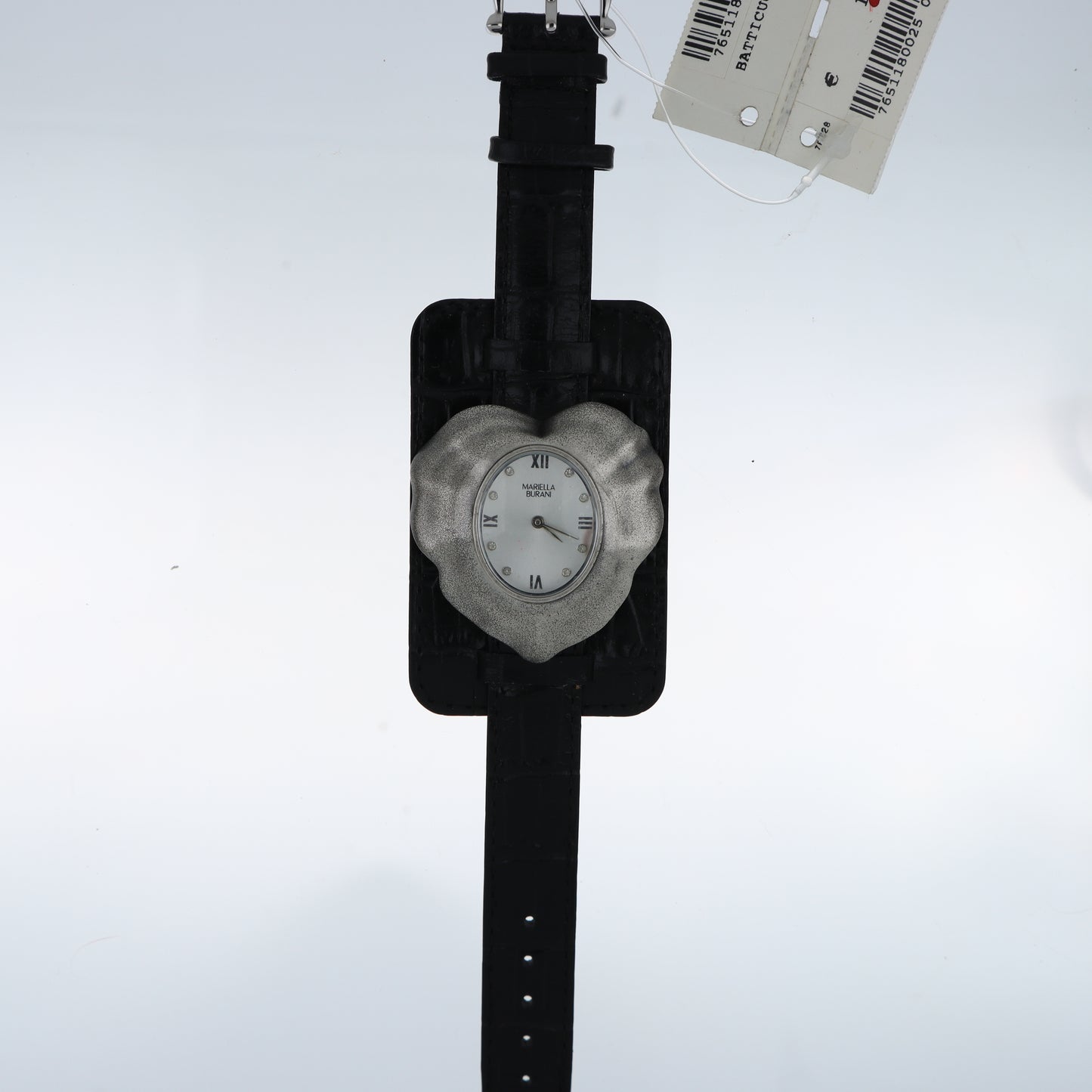 Mariella Burani – Orologio Donna Cuore Silver Madreperla Cristalli