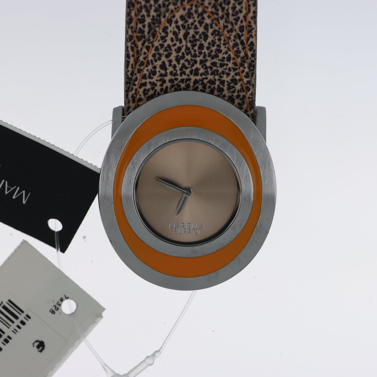 Mariella Burani – Orologio Donna Target Arancio Cinturino Leopardato