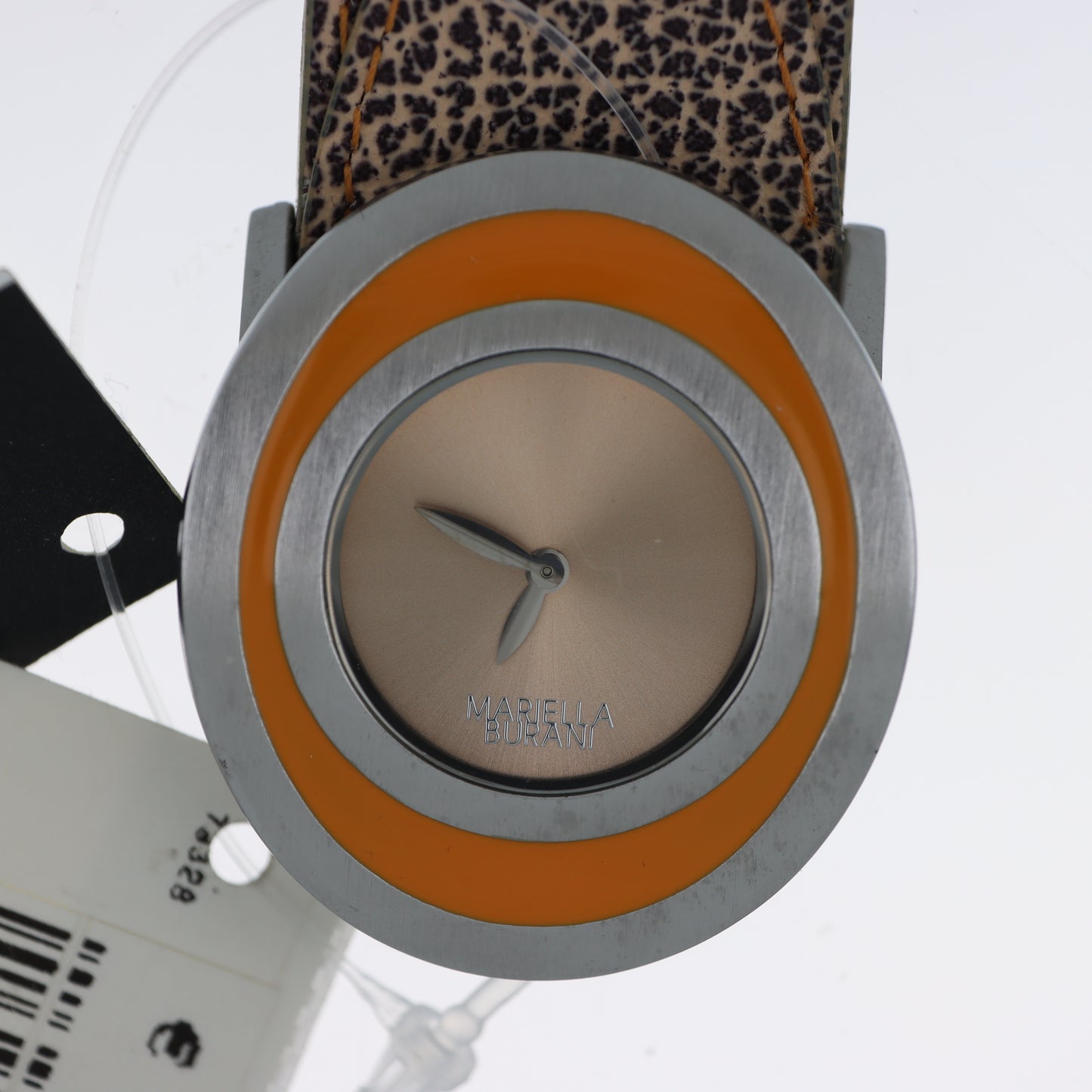 Mariella Burani – Orologio Donna Target Arancio Cinturino Leopardato