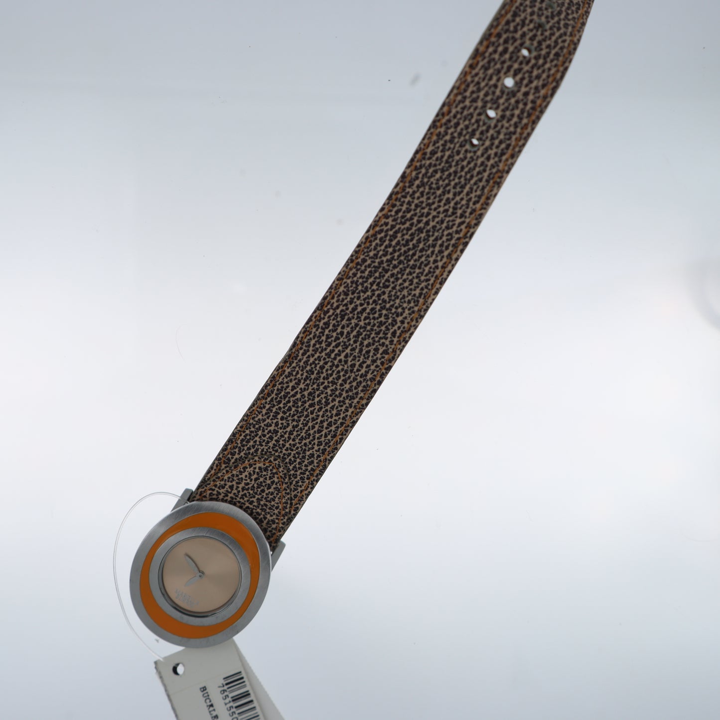 Mariella Burani – Orologio Donna Target Arancio Cinturino Leopardato