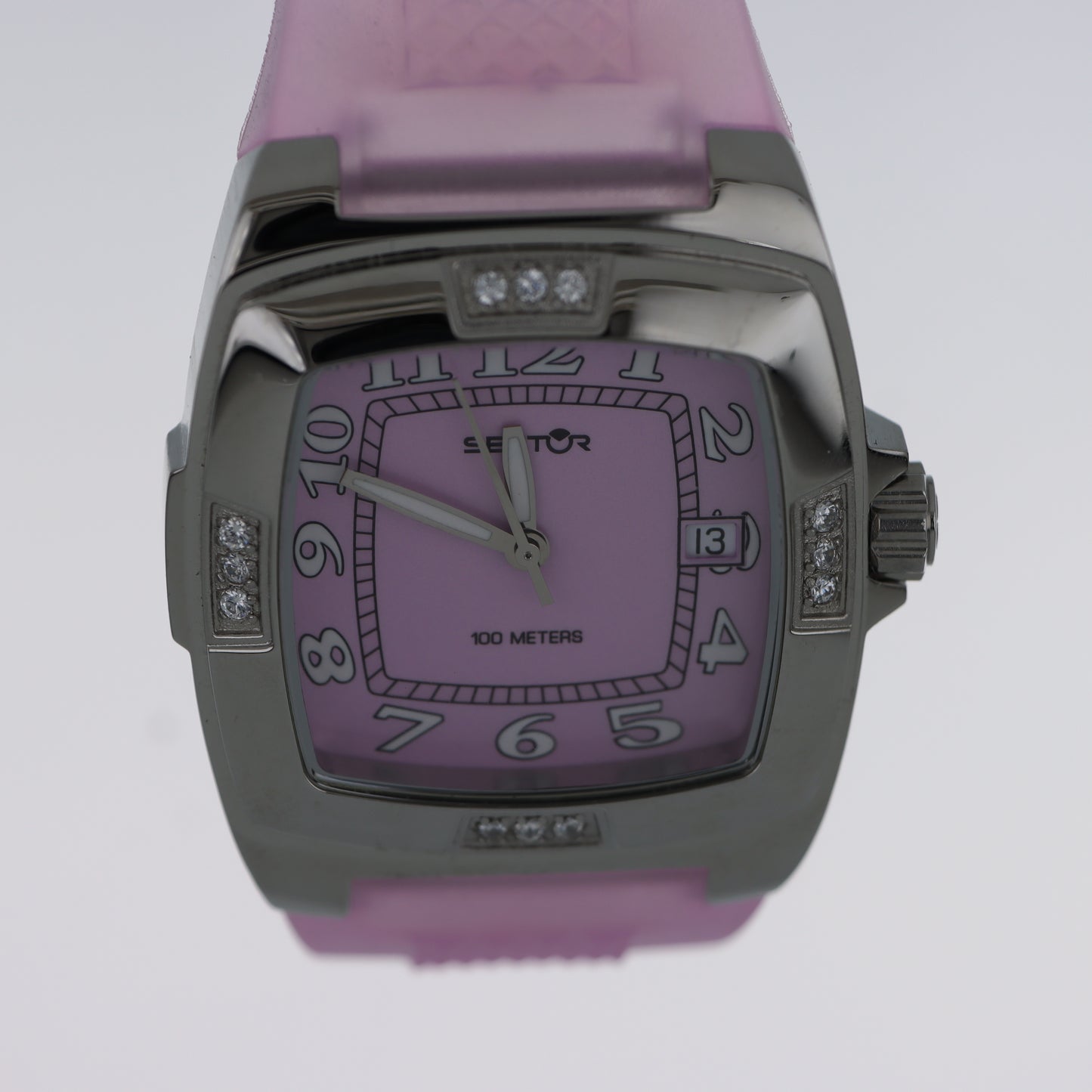 Sector – Orologio Donna Sport Chic Rosa Cristalli 100M