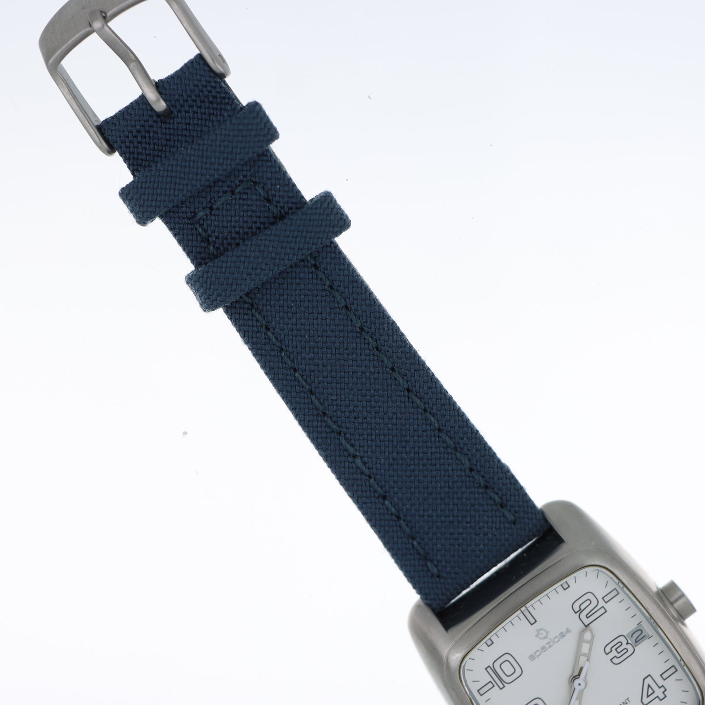 Spazio24 – Orologio Uomo White Dial 5ATM Cinturino Canvas Navy