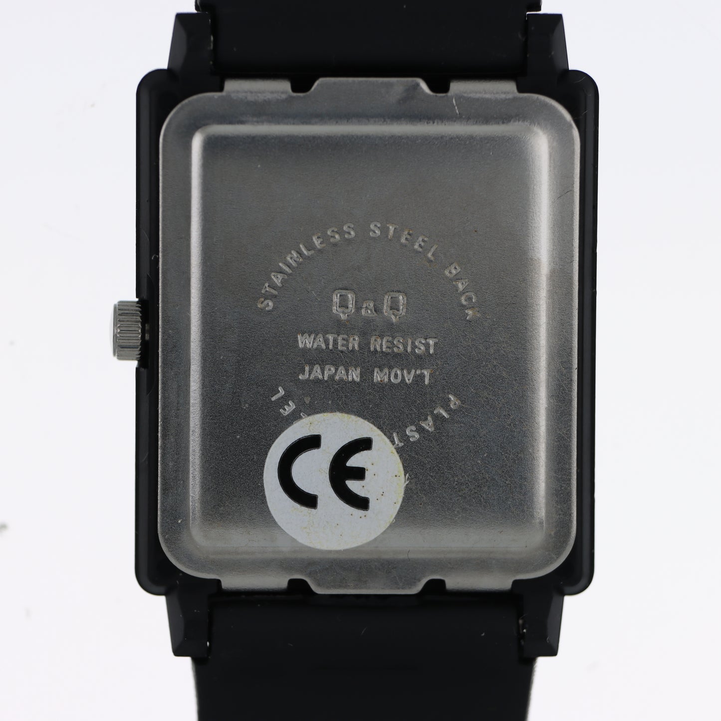 Q&Q Quartz – Orologio Unisex Rettangolare Black White Water Resist 50M