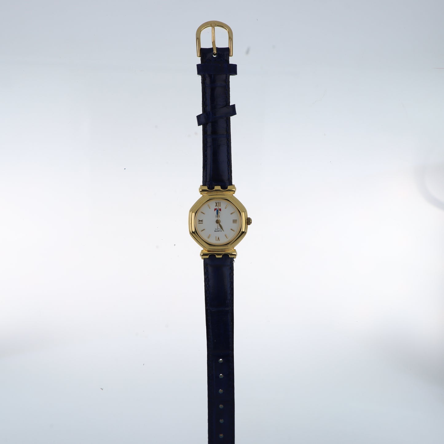 Time Free – Orologio Unisex Ottagonale Gold Numeri Romani 3ATM Quartz