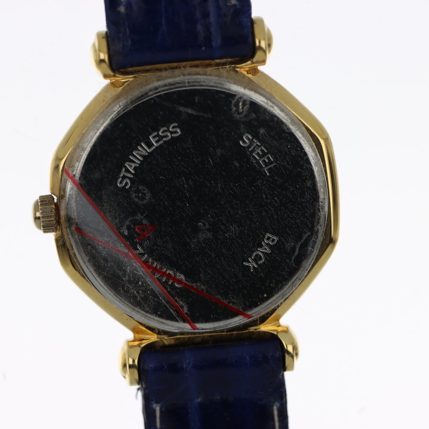 Time Free – Orologio Unisex Ottagonale Gold Numeri Romani 3ATM Quartz