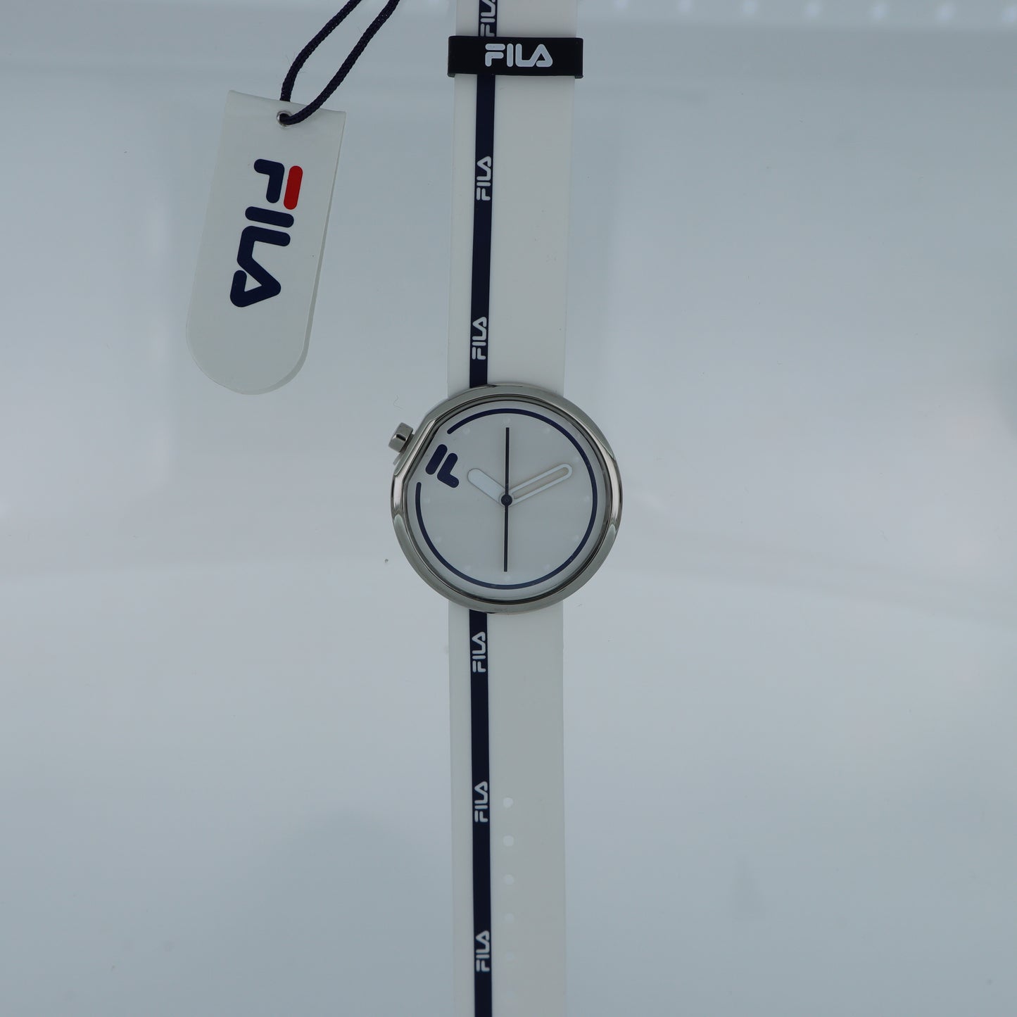 Fila – Orologio Unisex Quadrante Bianco Cinturino Silicone Sportivo
