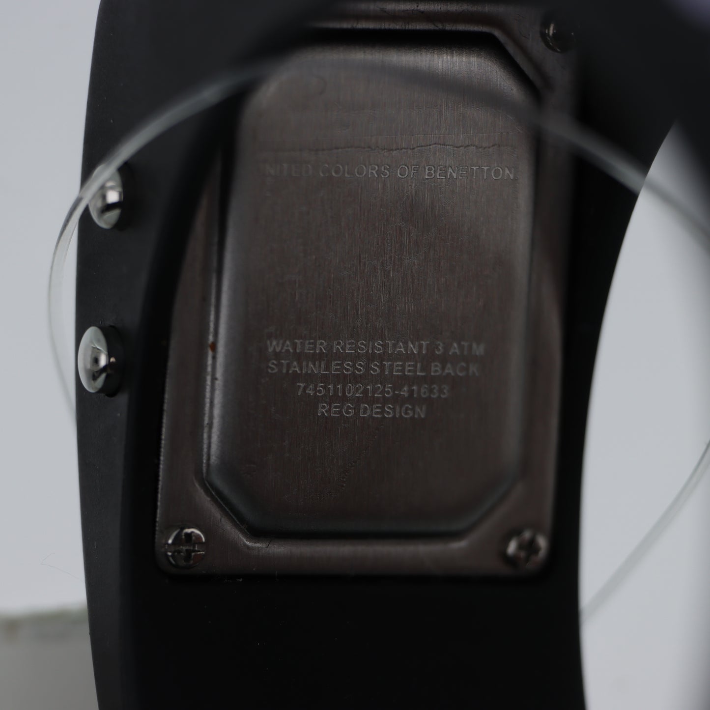 United Colors of Benetton – Orologio Digitale LCD Unisex Nero e Acciaio