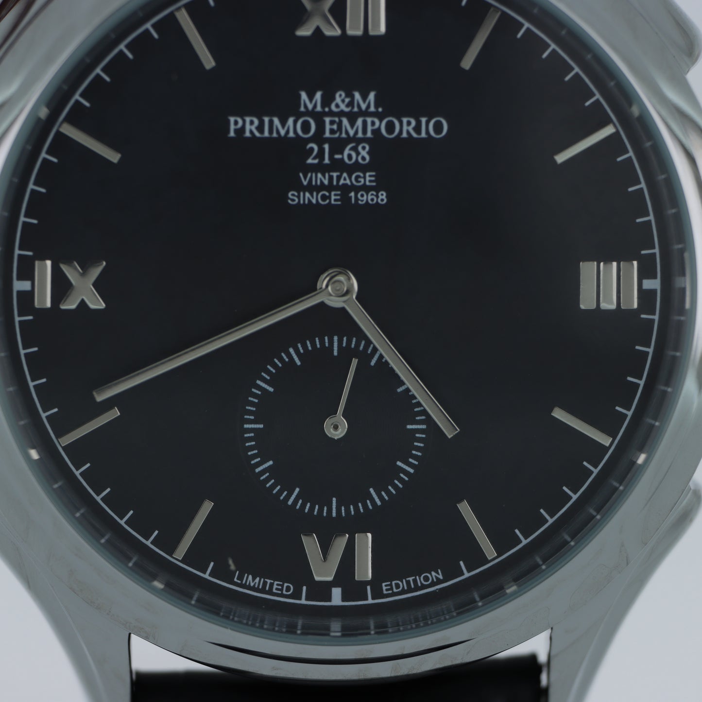 M.&M. Primo Emporio 21-68 – Orologio Uomo Vintage Limited Edition Quadrante Nero