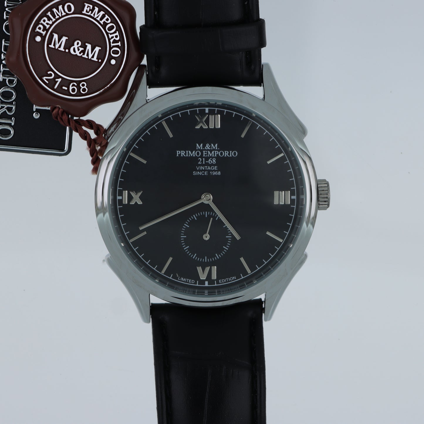 M.&M. Primo Emporio 21-68 – Orologio Uomo Vintage Limited Edition Quadrante Nero