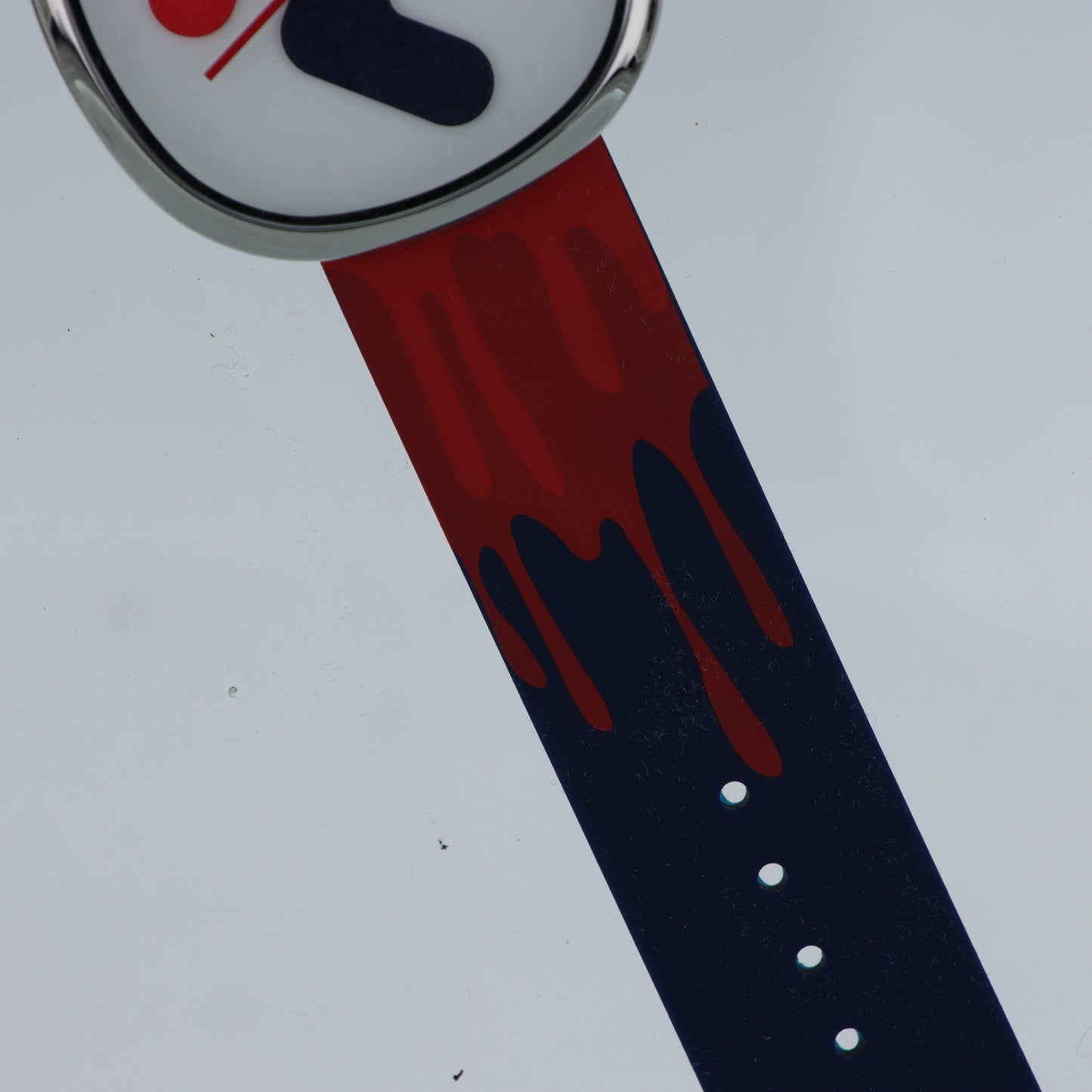 FILA Orologio Streetwear – Cassa Squadrata Logo F Cinturino Rosso