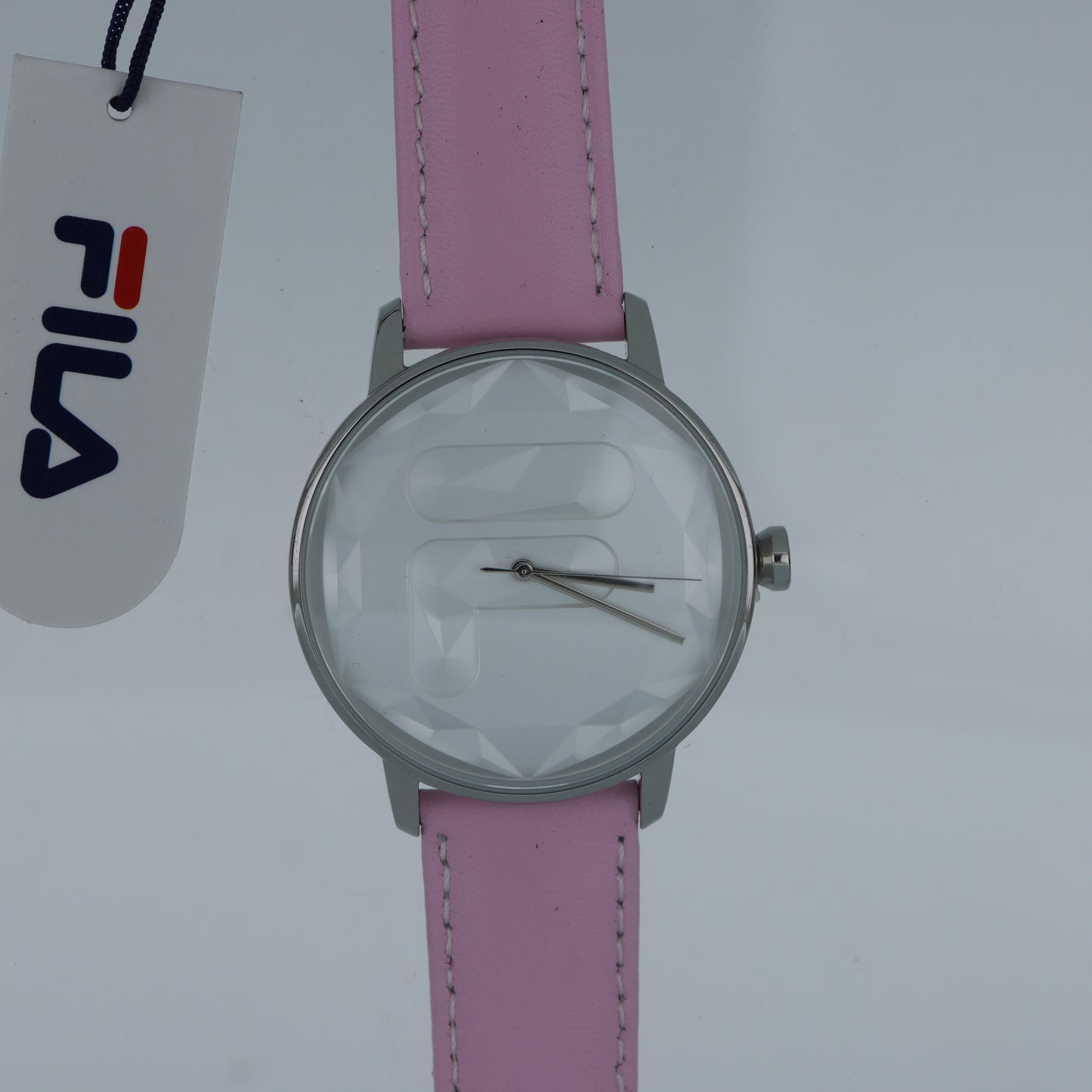 FILA Orologio Unisex – Quadrante 3D Logo F Cinturino Rosa
