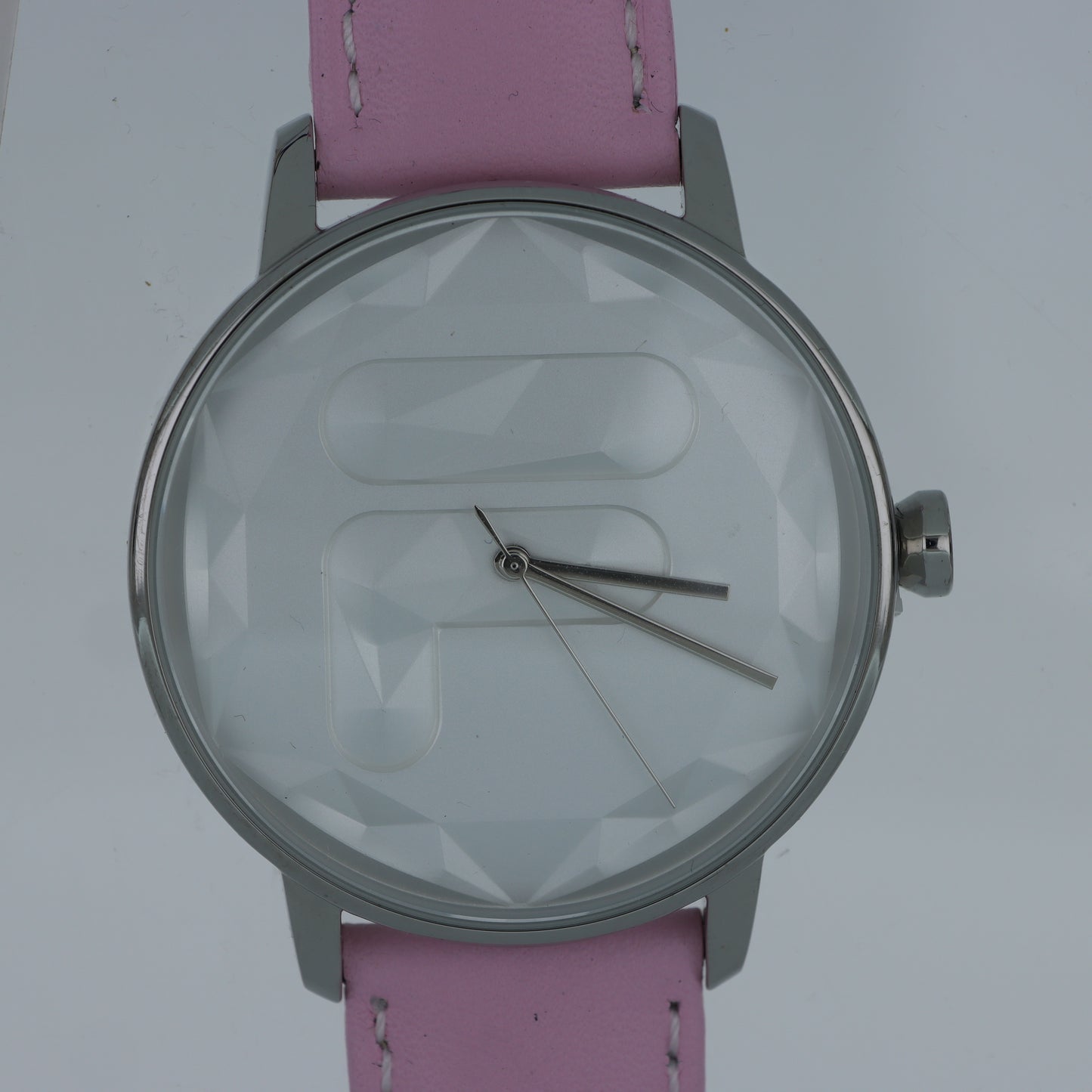 FILA Orologio Unisex – Quadrante 3D Logo F Cinturino Rosa