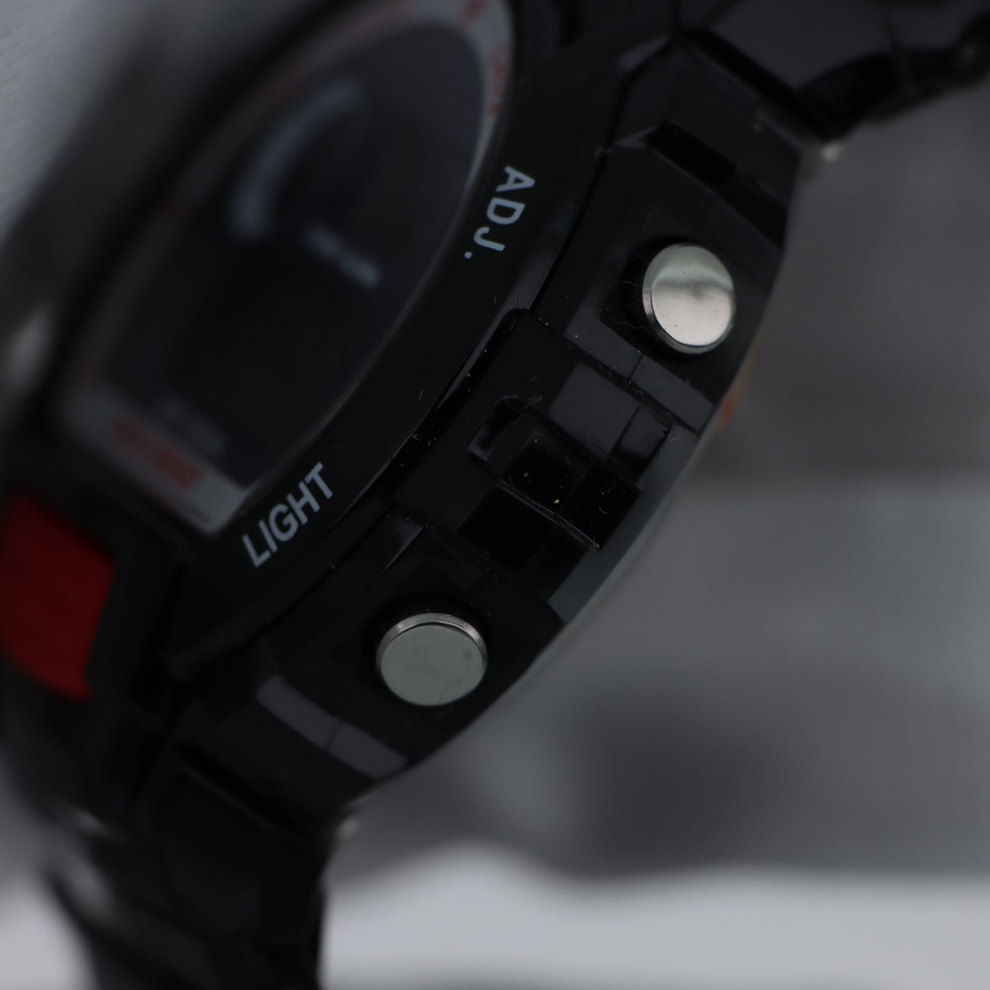 FILA Orologio Digitale Uomo – Shock Resist WR 100M Cronografo Nero e Rosso
