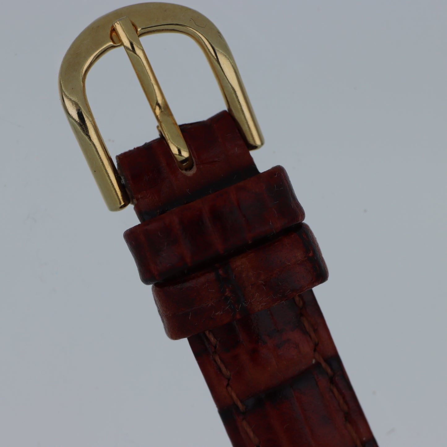 Time Free Orologio Donna – Cassa Ovale Gold Quadrante Bordeaux Cinturino Pelle