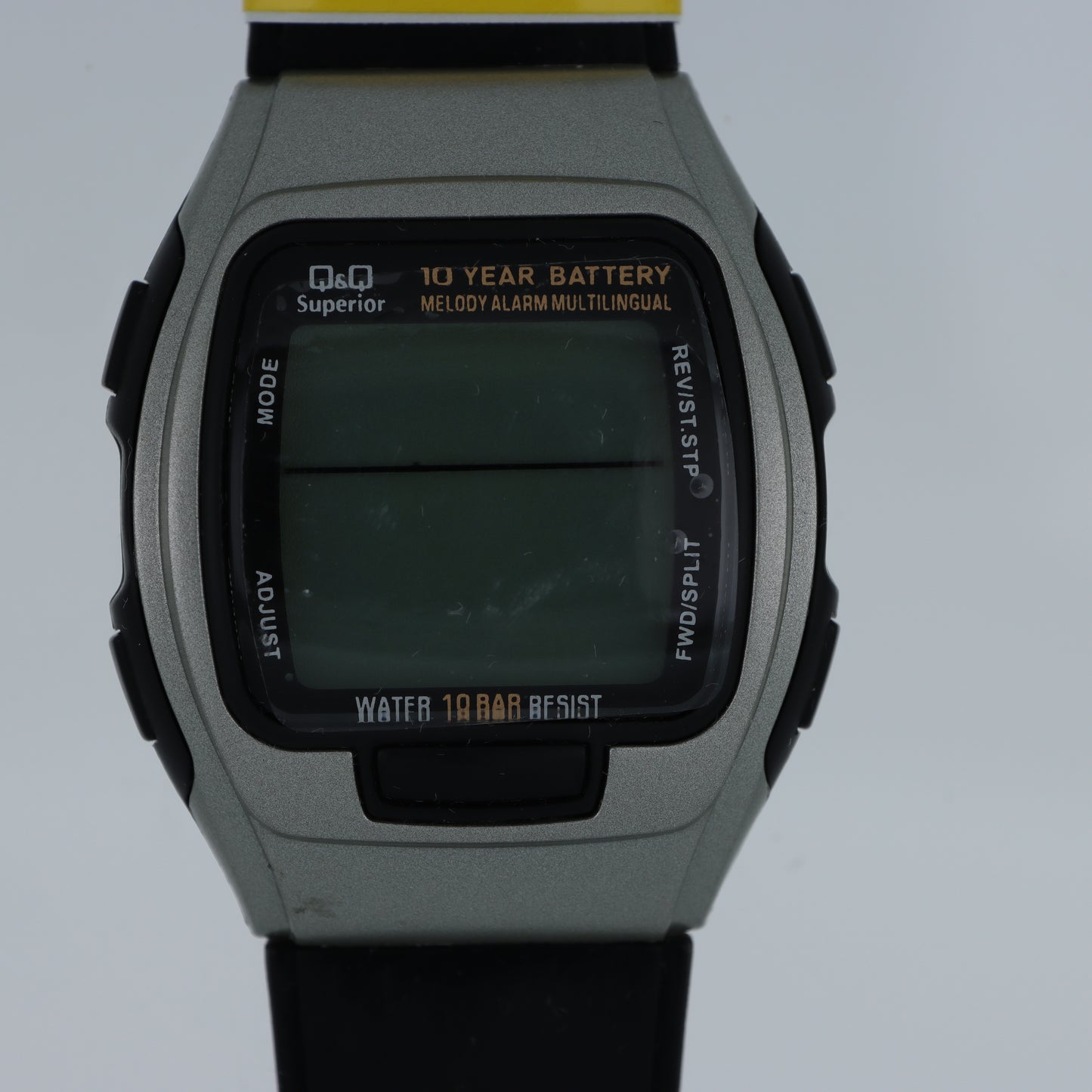 Q&Q Superior Orologio Digitale Uomo – Batteria 10 Anni Melody Alarm WR 10 Bar
