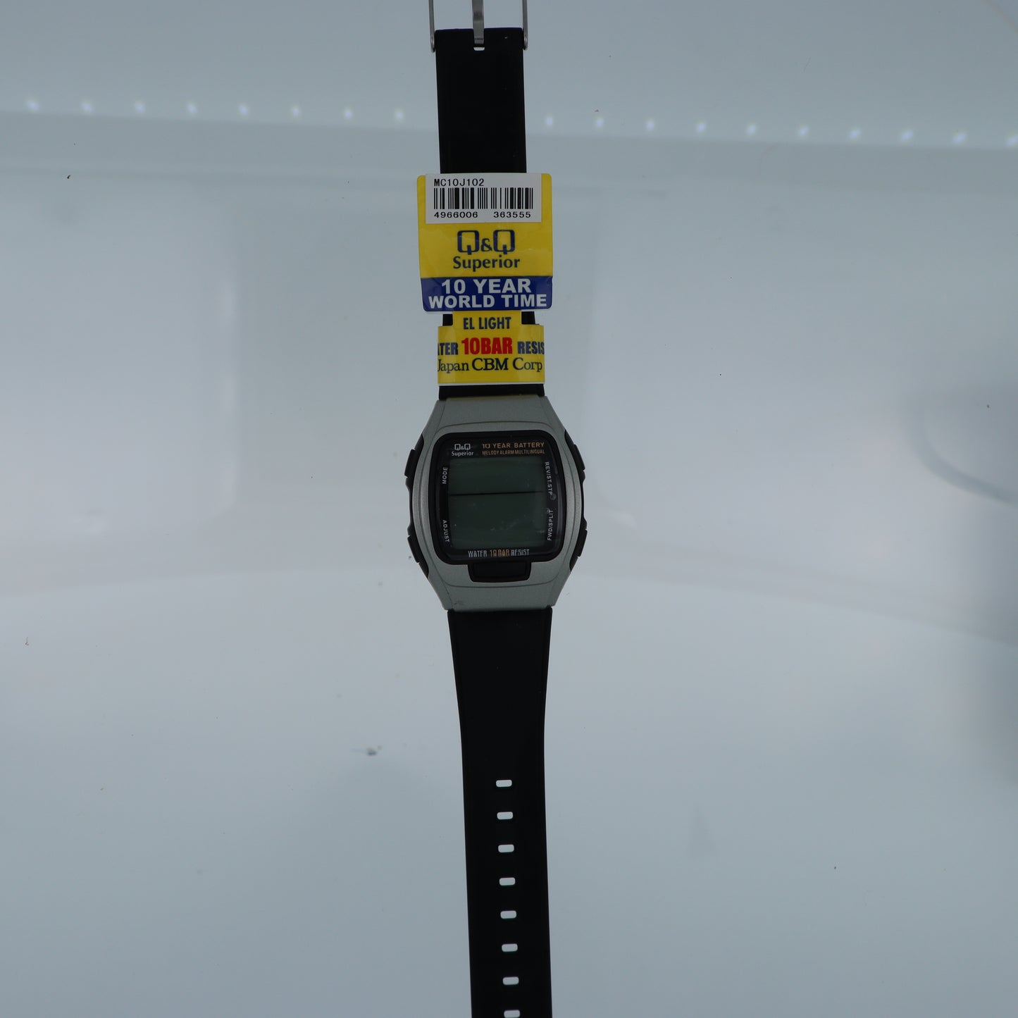 Q&Q Superior Orologio Digitale Uomo – Batteria 10 Anni Melody Alarm WR 10 Bar