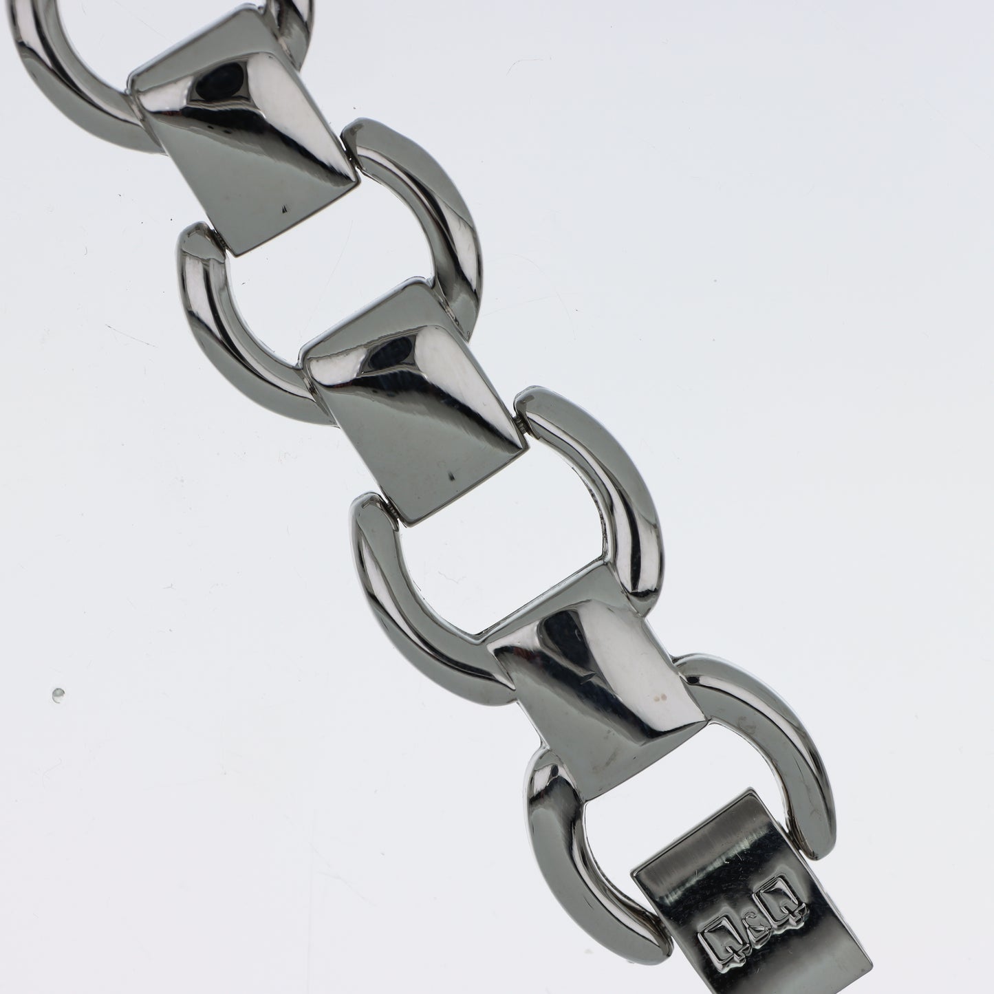 Q&Q Quartz Orologio Donna – Doppio Anello Cristalli Quadrante Nero Bracciale Acciaio Water Resist
