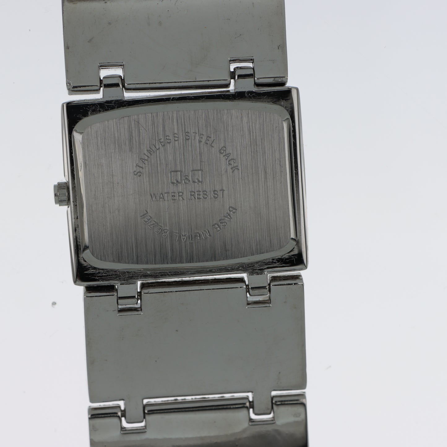Q&Q Quartz Orologio Donna – Bracciale a Piastre Rosa Cassa Rettangolare Quadrante Rosa WR