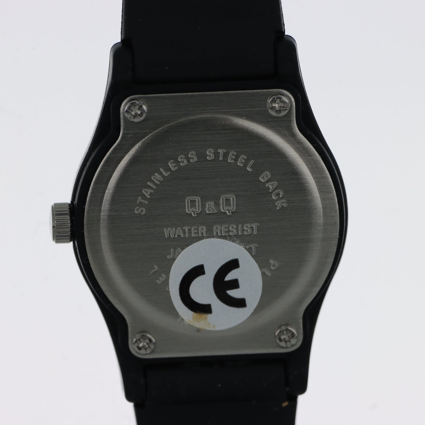 Q&Q Orologio Unisex – Art Edition Quadrante Mondrian Cassa Nera Cinturino Silicone WR 50M