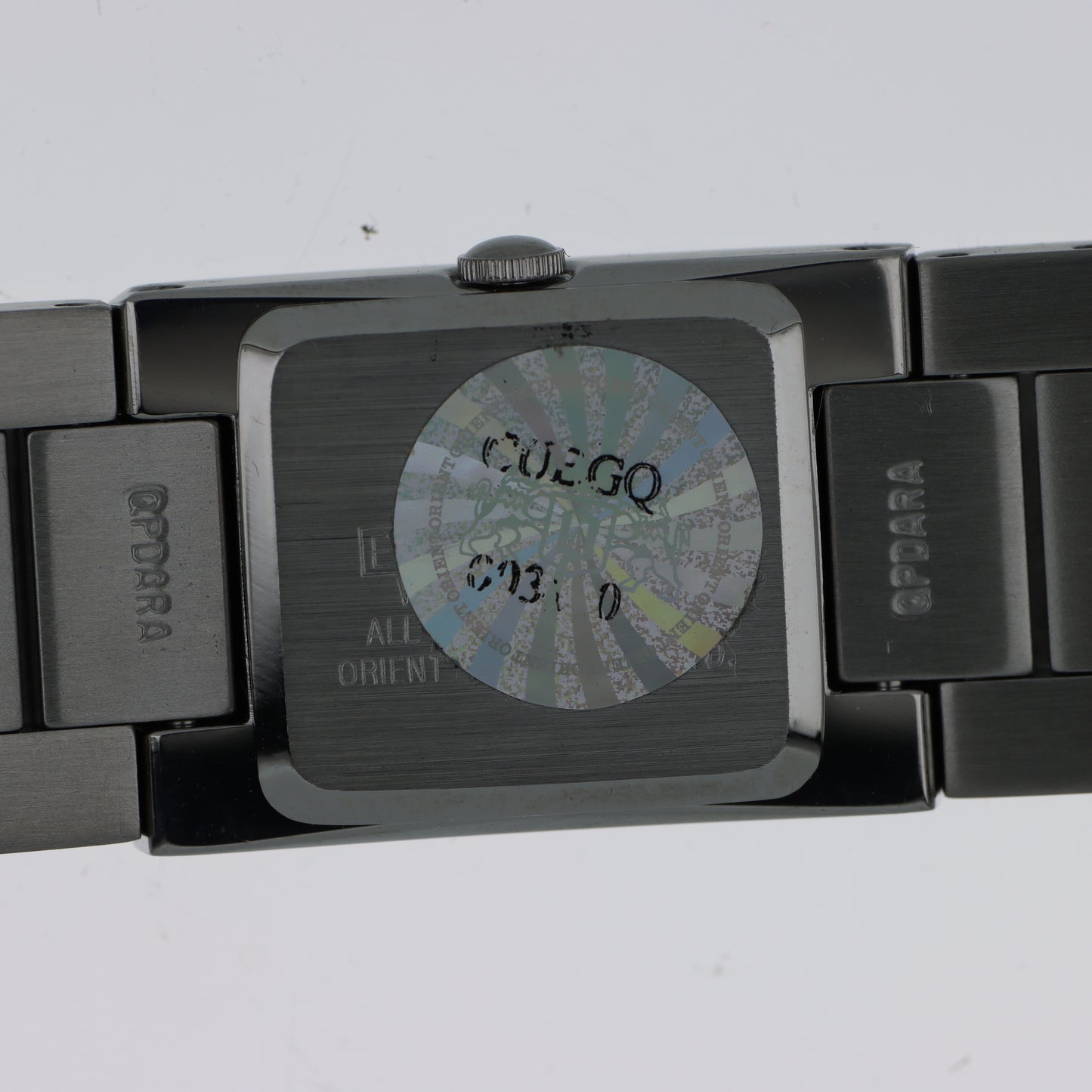 Orologio Orient UBGQ-A00 – Quarzo Rettangolare in Acciaio