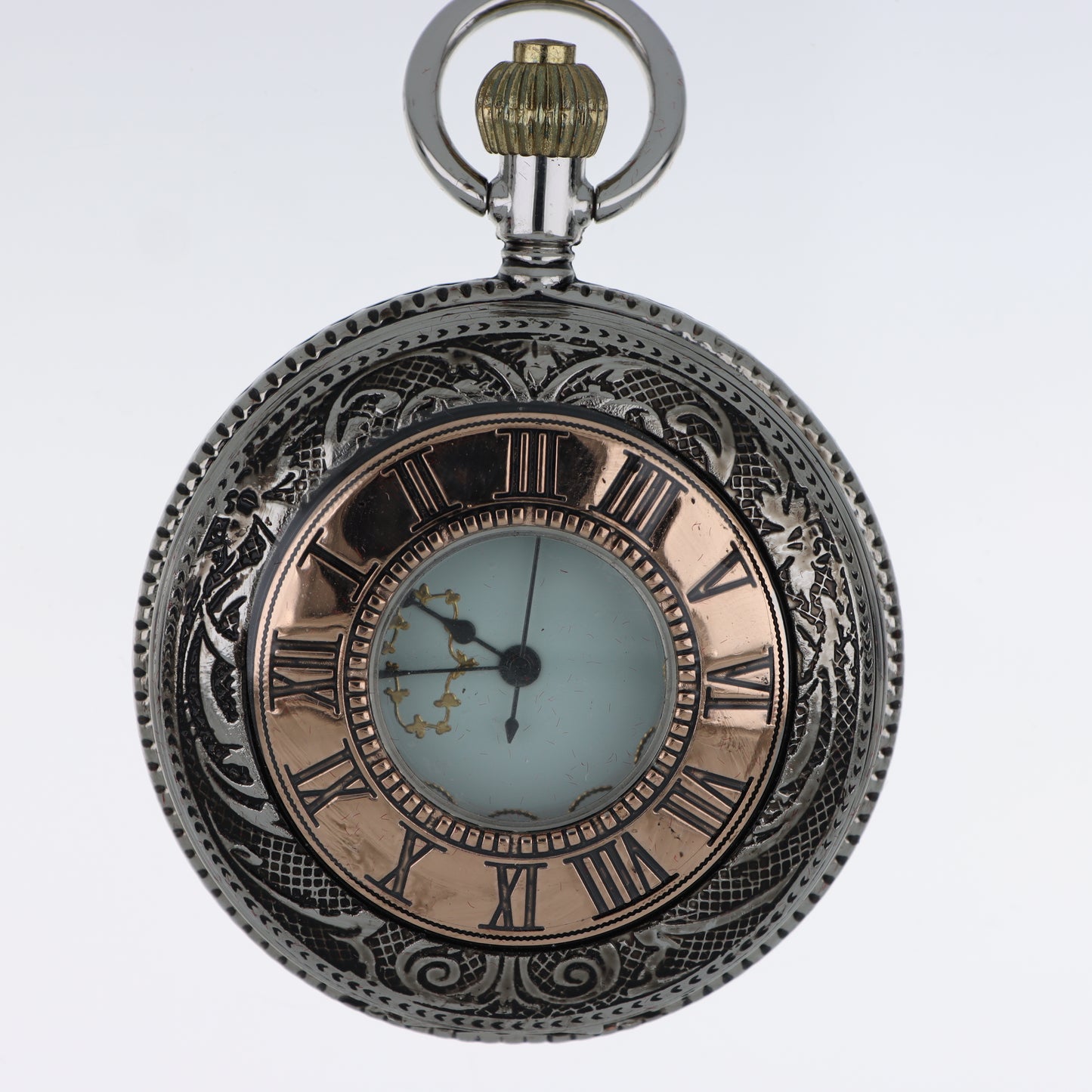 Orologio da Tasca Meccanico Stile Vittoriano – Cassa Argentata Skeleton