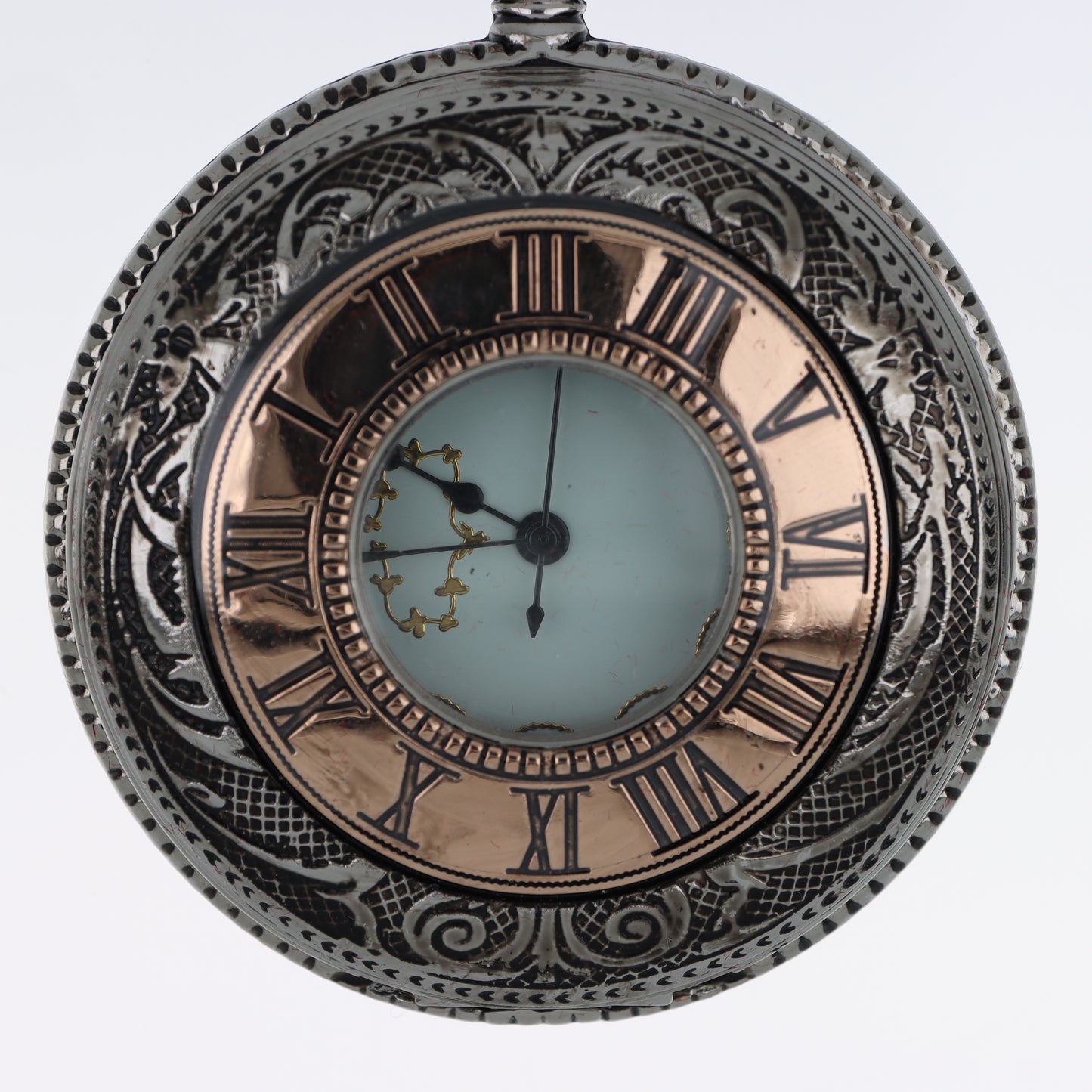 Orologio da Tasca Meccanico Stile Vittoriano – Cassa Argentata Skeleton