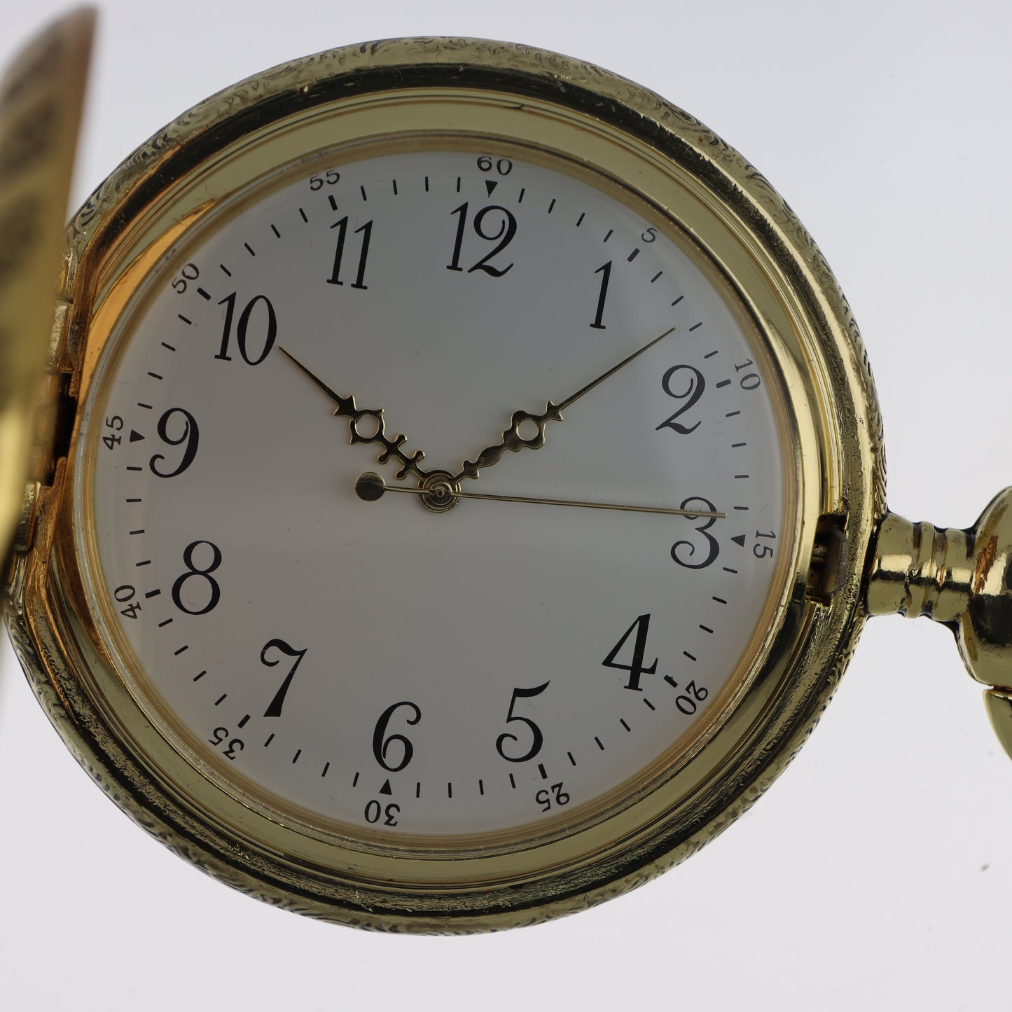 Orologio da Tasca Hunter-Case – Dorato Sole Raggiante Art Nouveau