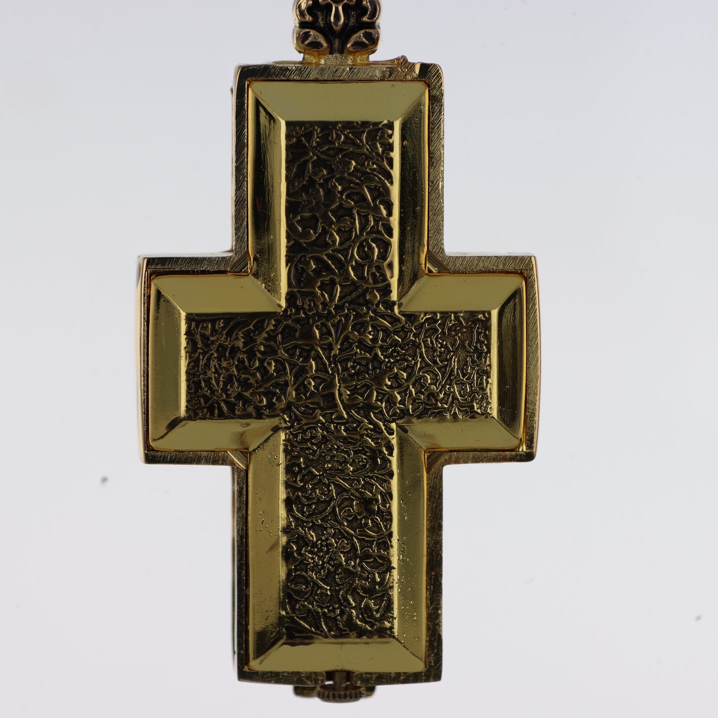 Orologio da Tasca a Croce – Dorato Barocco con Numeri Romani