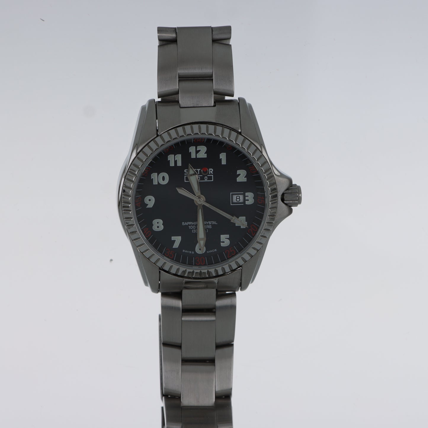 Orologio Sector 100 – Swiss Made Sapphire Crystal 100 Metri