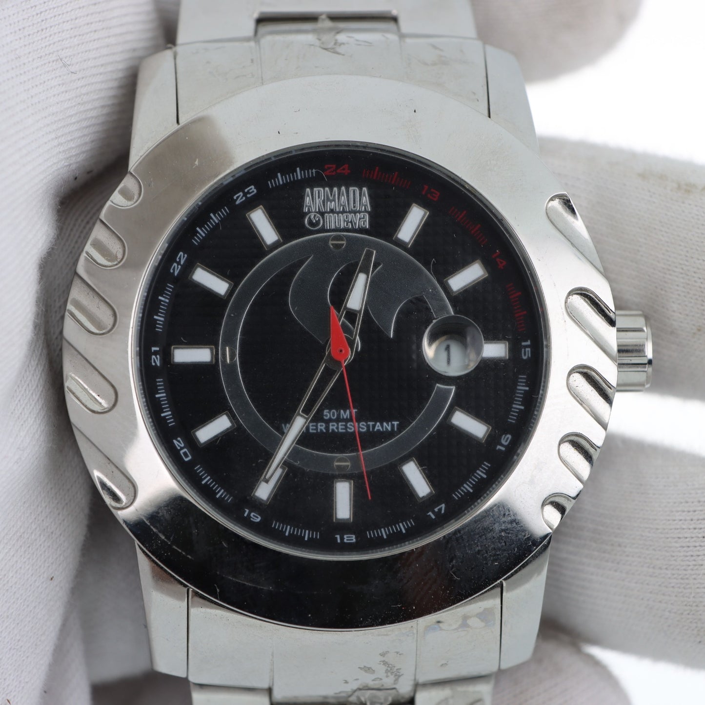 Armada Nueva – GMT Quadrante Nero Acciaio