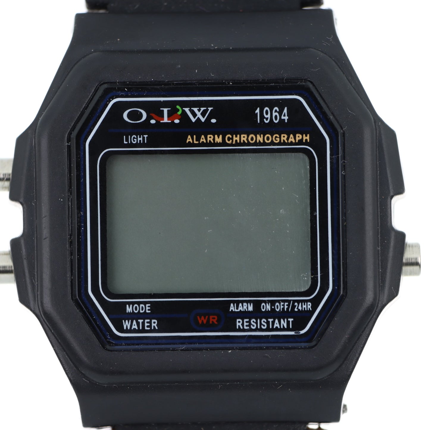 O.I.W. 1964 Digital — Alarm Chronograph Water Resistant