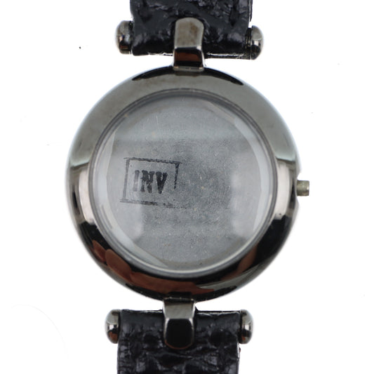 Bulova 955519 — Cassa Vuota Base Metal con Cinturino Pelle Nera