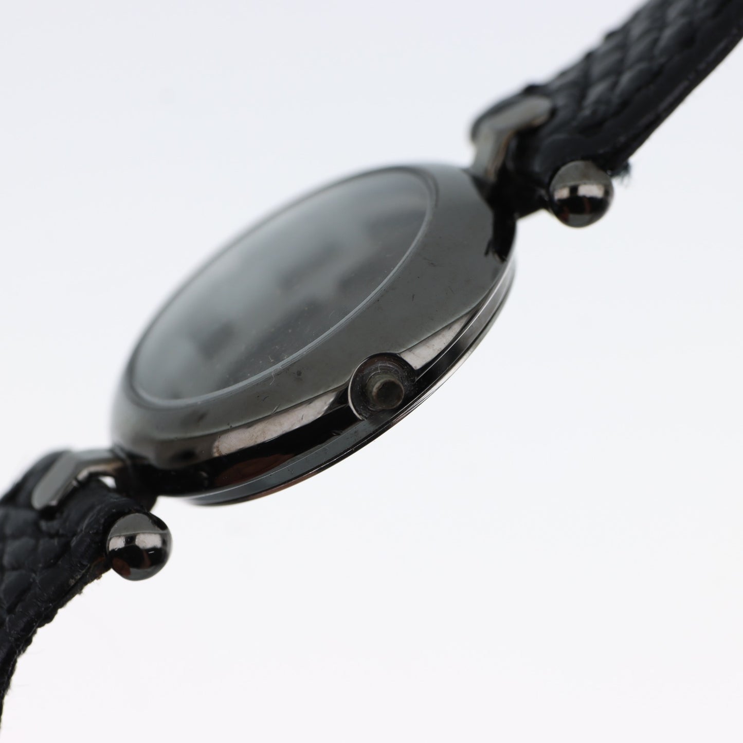 Bulova 955519 — Cassa Vuota Base Metal con Cinturino Pelle Nera