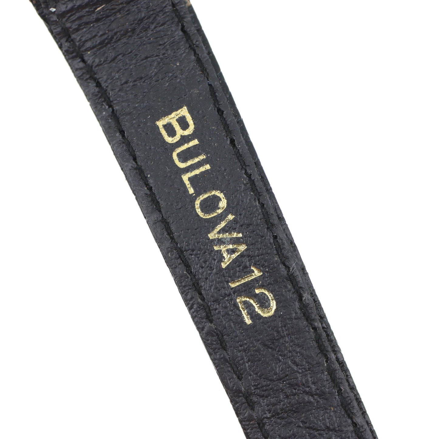 Bulova 955519 — Cassa Vuota Base Metal con Cinturino Pelle Nera
