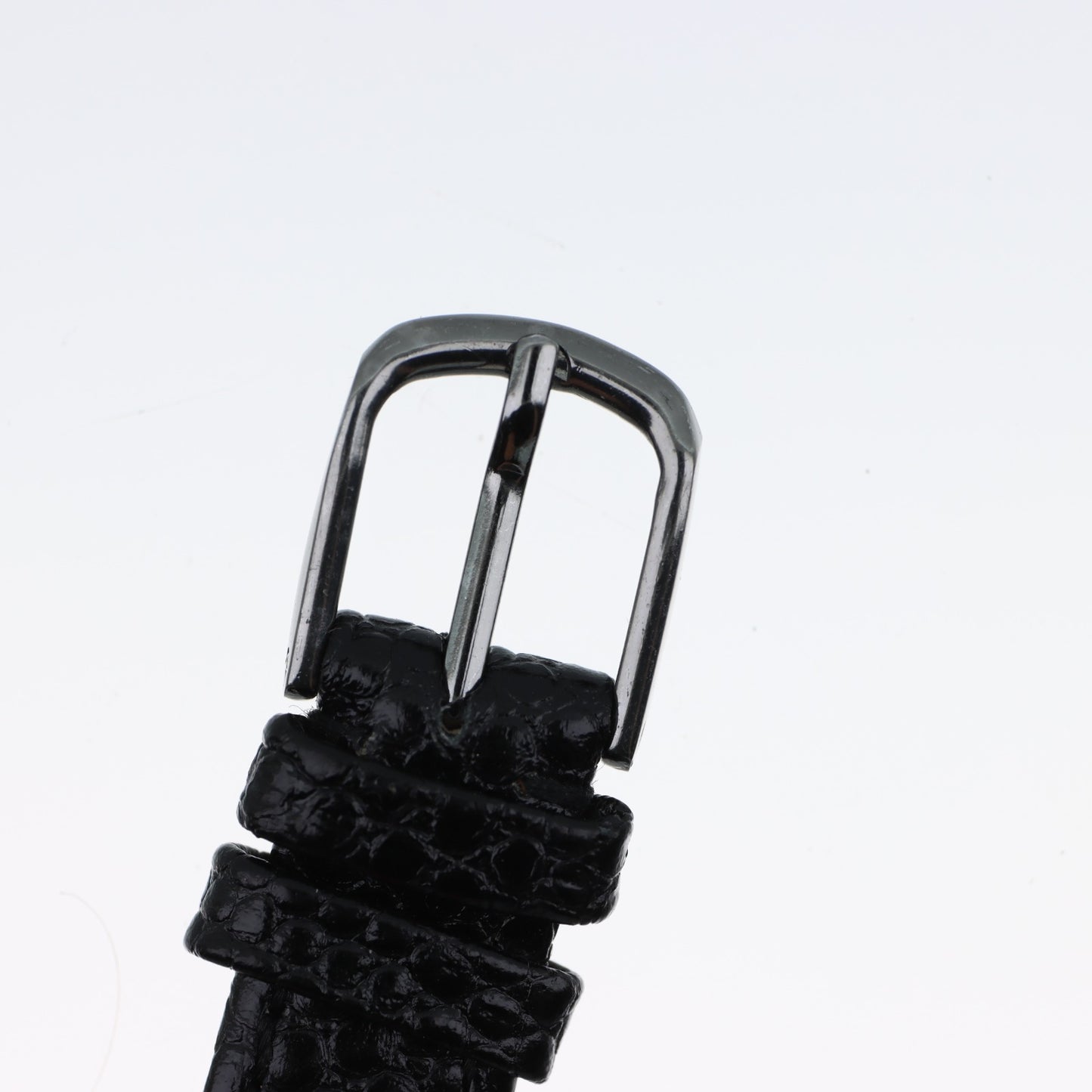 Bulova 955519 — Cassa Vuota Base Metal con Cinturino Pelle Nera