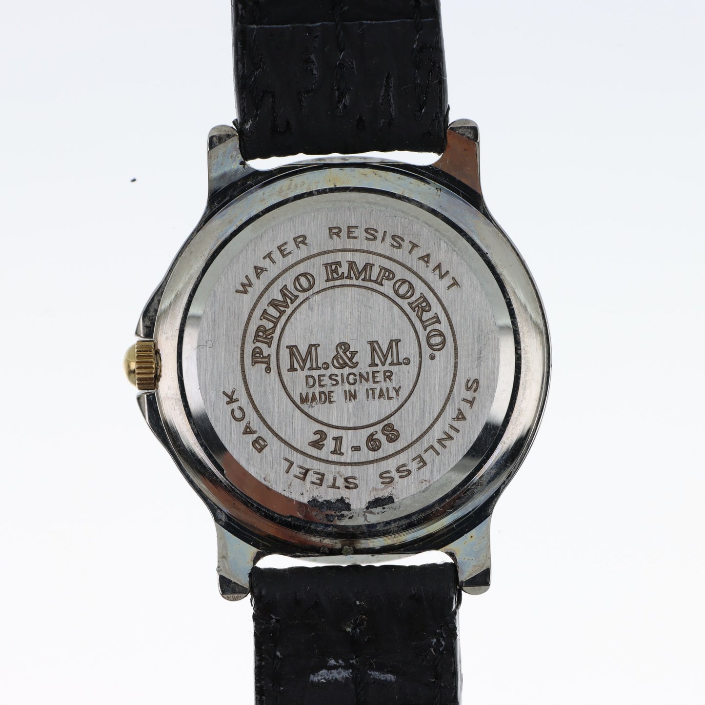 M&M Primo Emporio 21-68 Quarzo — Orologio Unisex con Ghiera Tachimetrica