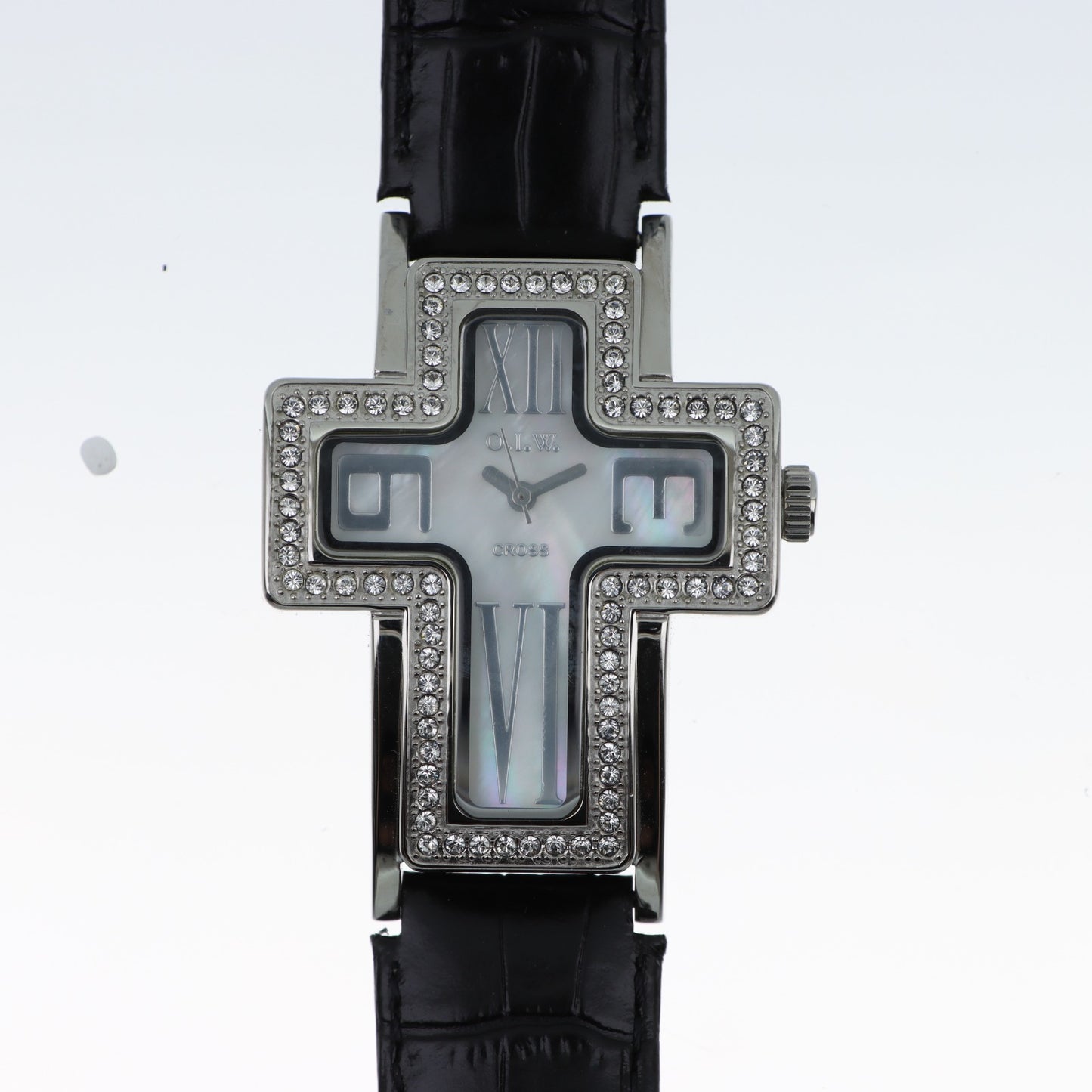 O.I.W. Cross — Orologio Donna Cassa a Croce con Cristalli