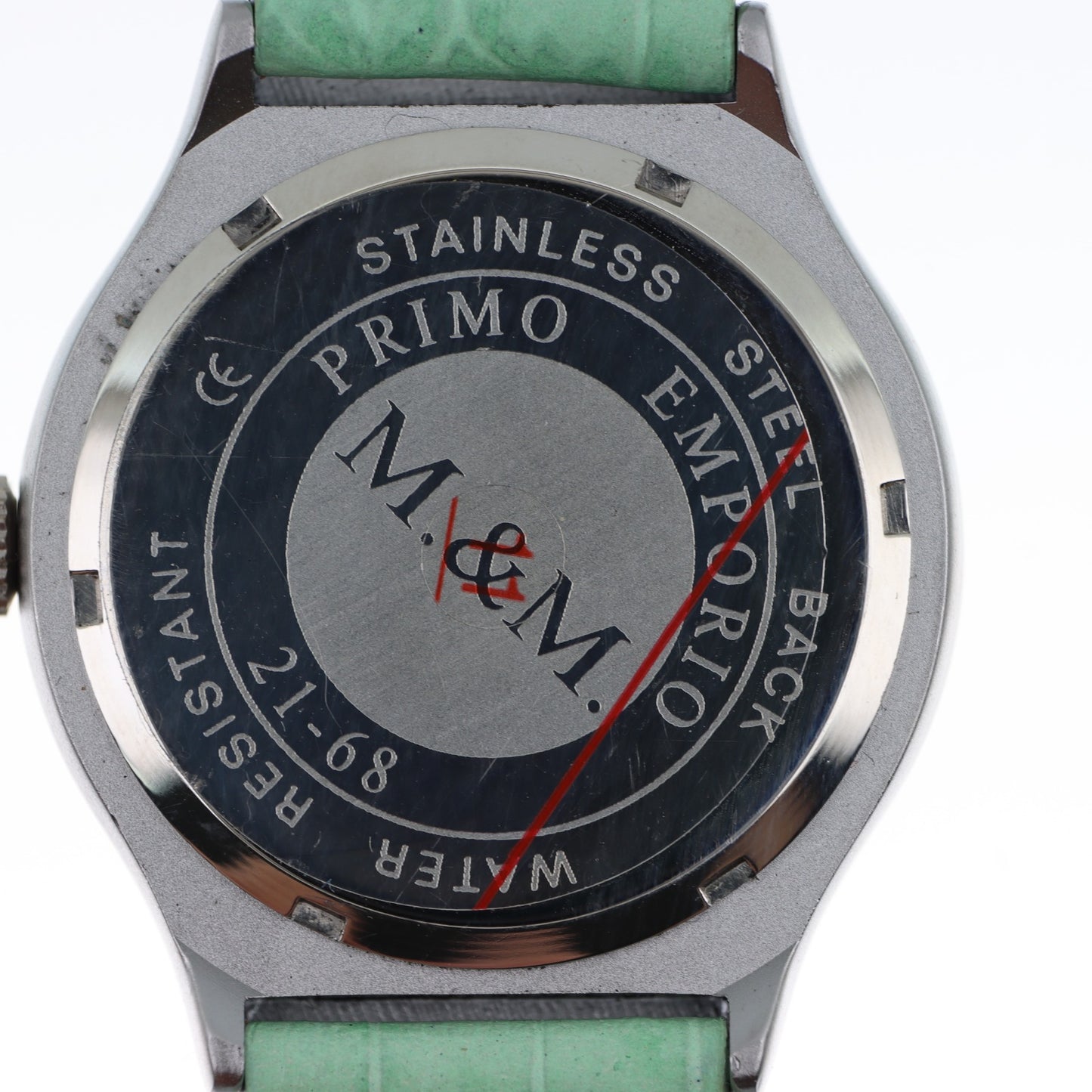 M.&M. Primo Emporio 21-68 – Orologio Donna Pavé Cristalli Verde Menta