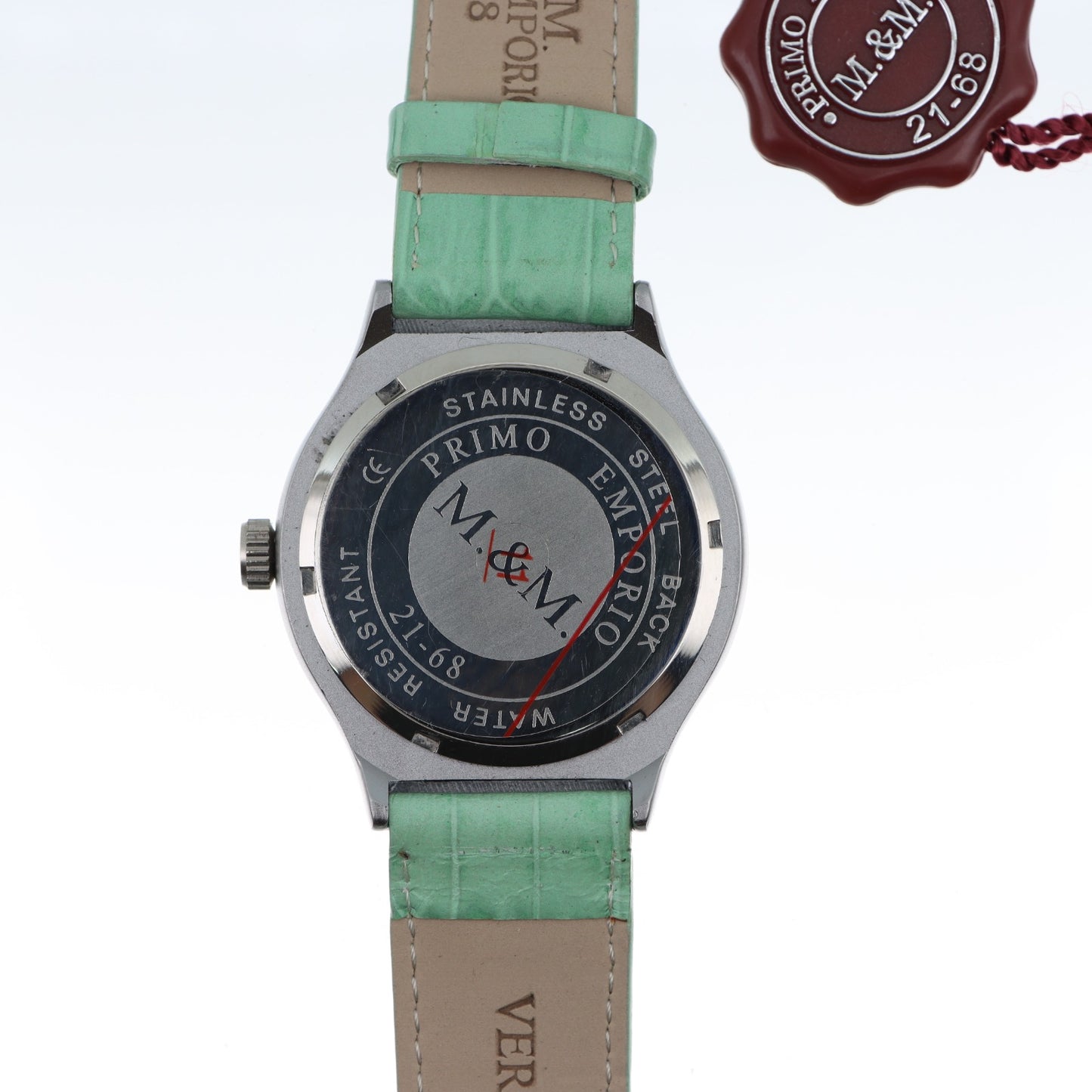 M.&M. Primo Emporio 21-68 – Orologio Donna Pavé Cristalli Verde Menta