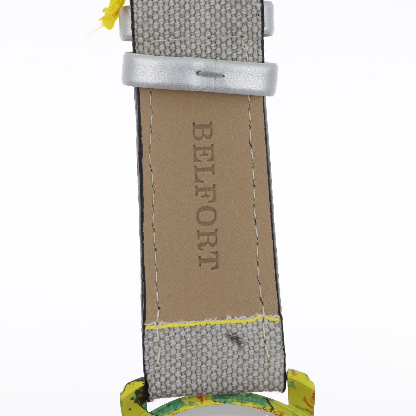 Belfort Art Edition – Orologio Uomo GMT Quadrante Sabbia con Cinturino Canvas Grigio Street Art