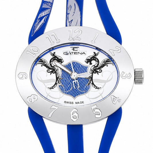 Catena Swiss Made – Orologio Donna Blu Royal con Doppio Cinturino in Silicone