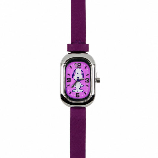 Orologio Snoopy Viola – Cinturino in Silicone